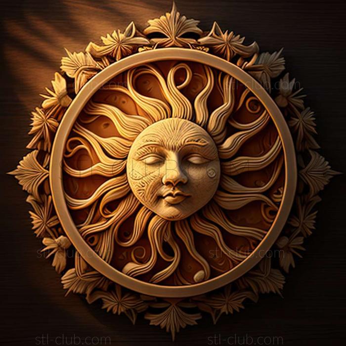 3D model sun (STL)